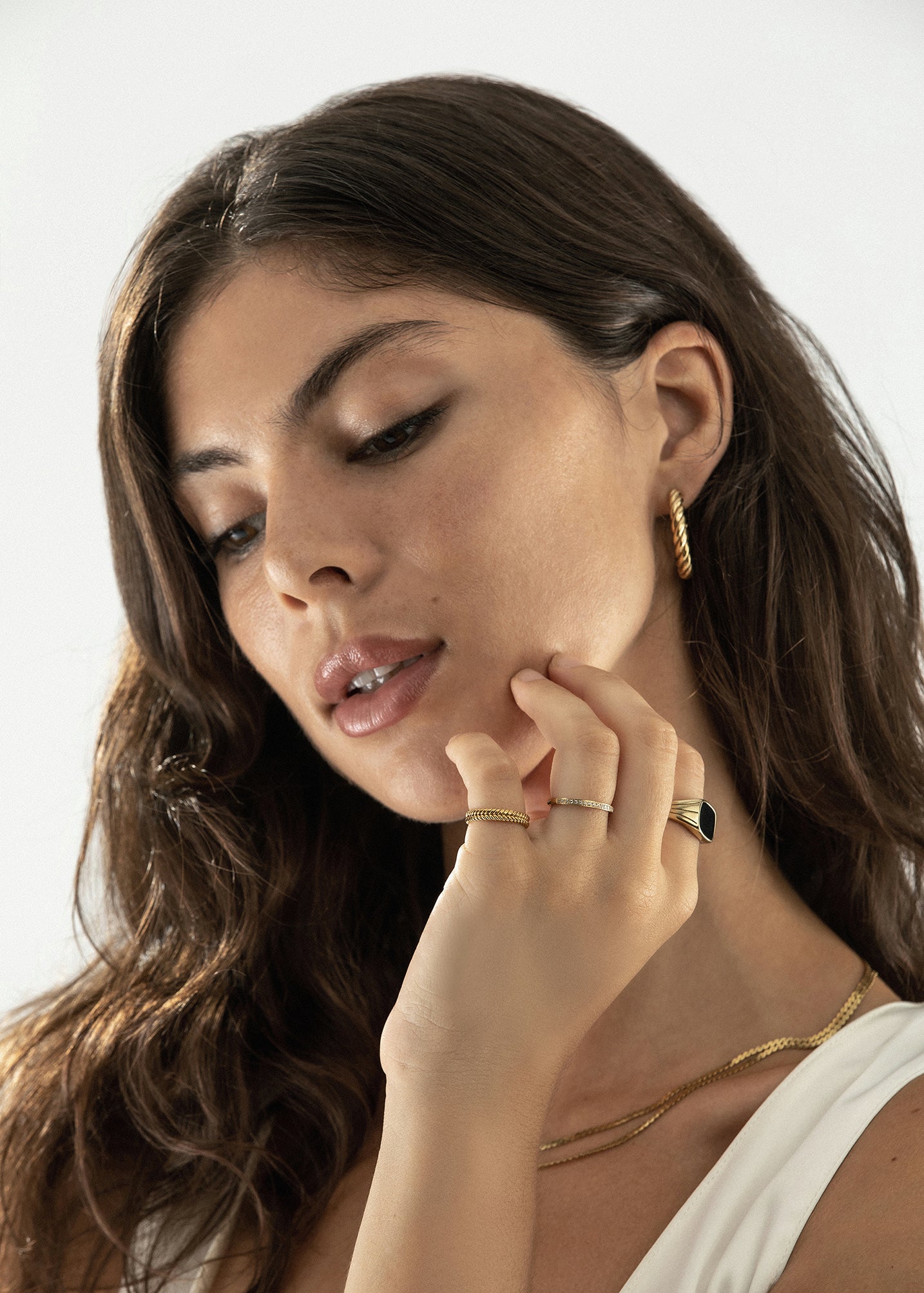 Pave Gold Band - MINA BAIE