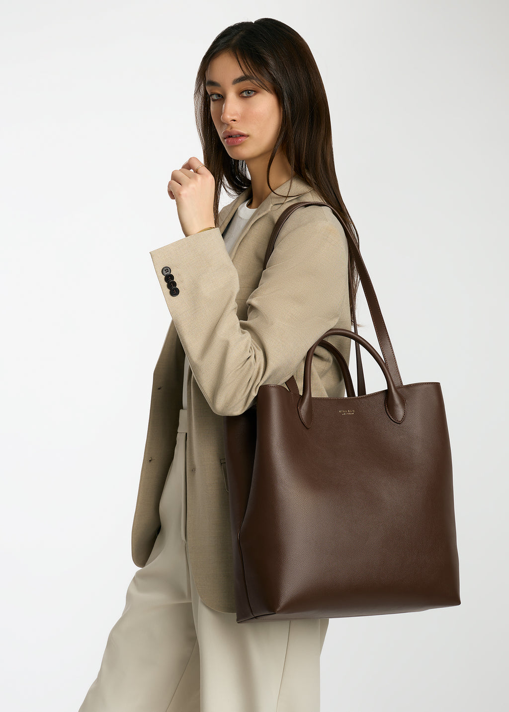 Mila Shopper Tote (Leather) – MINA BAIE