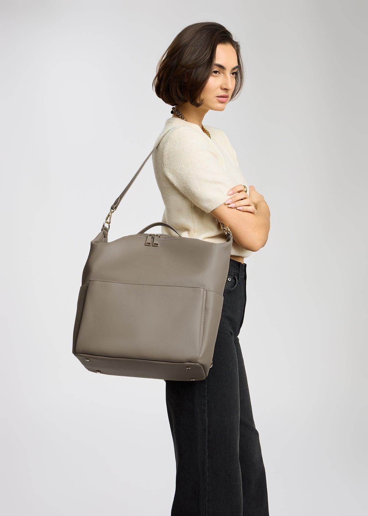 mina baie マザーズバッグ 外ポケット付き MINA BAIE | Modern Diaper Bags
