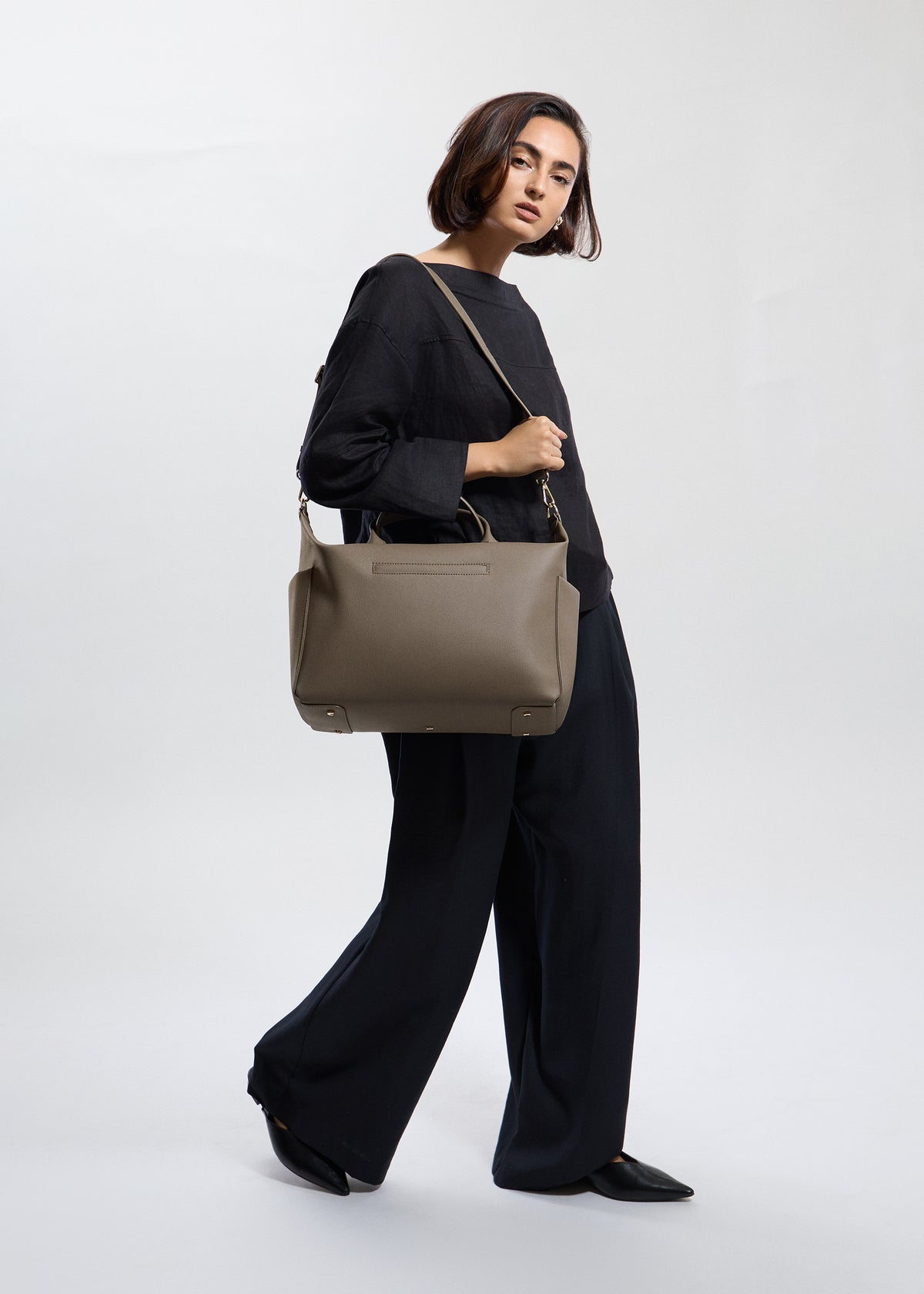 mina baie マザーズバッグ 外ポケット付き Kinney Full Backpack (Vegan) – MINA BAIE