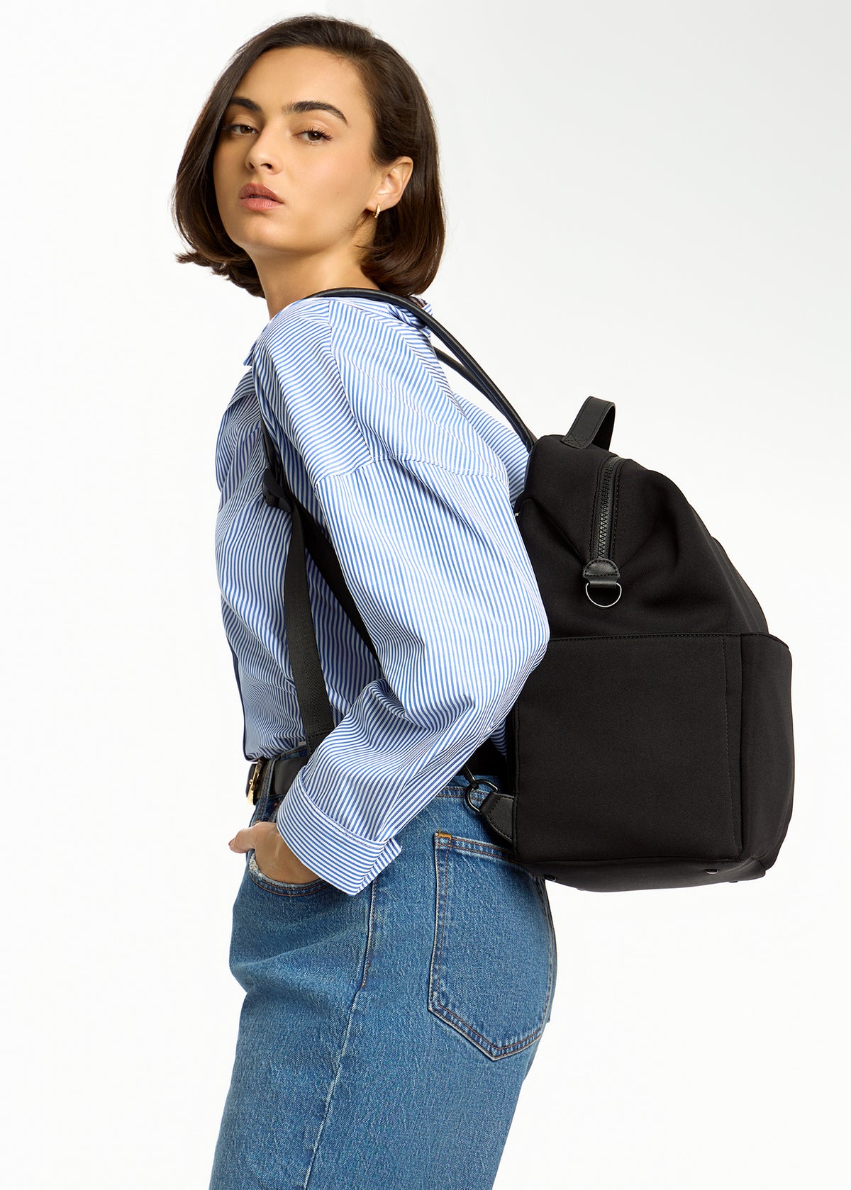 ☆希少☆MINA BAIE スティービー・ミディ バックパック　リュック Stevie Full Backpack (Vegan) – MINA BAIE